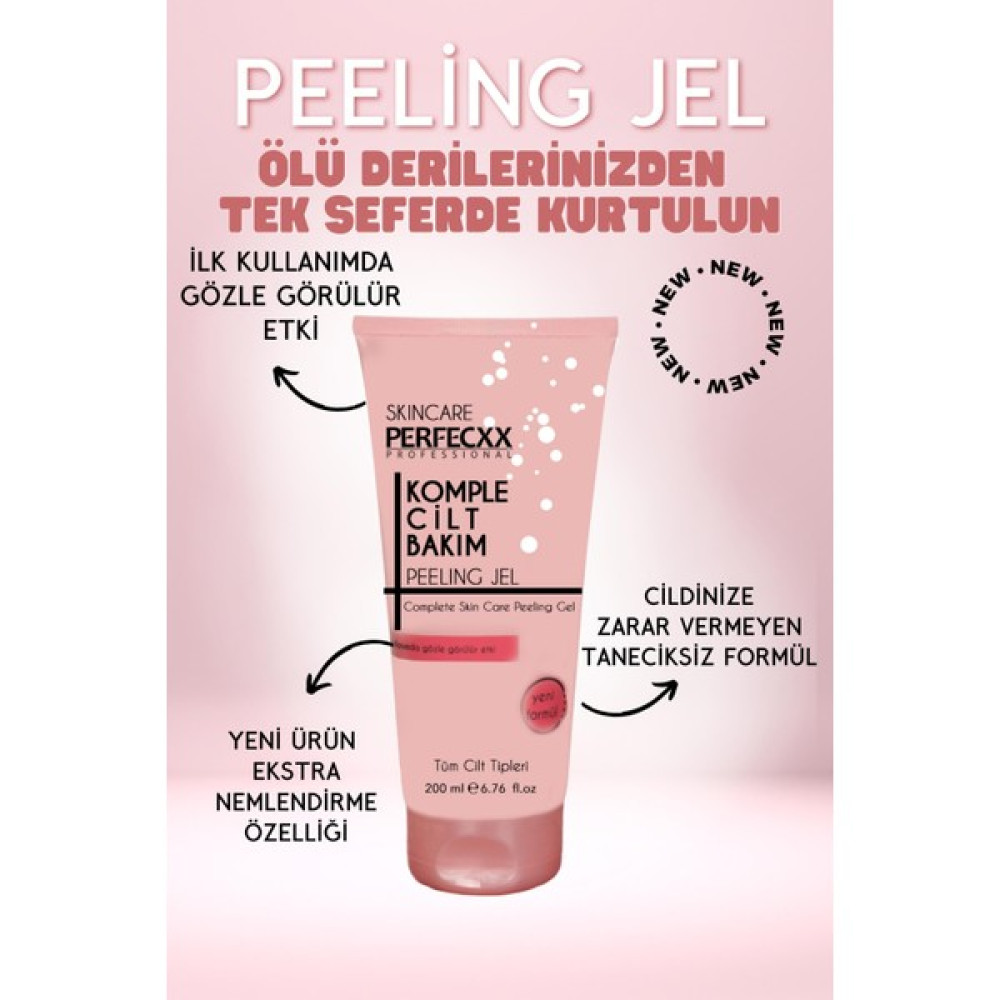 Perfecxx Professional Komple Cilt Bakım Peeling Jel 200 ml Cilt Temizleme ve Peeling Fiyatı