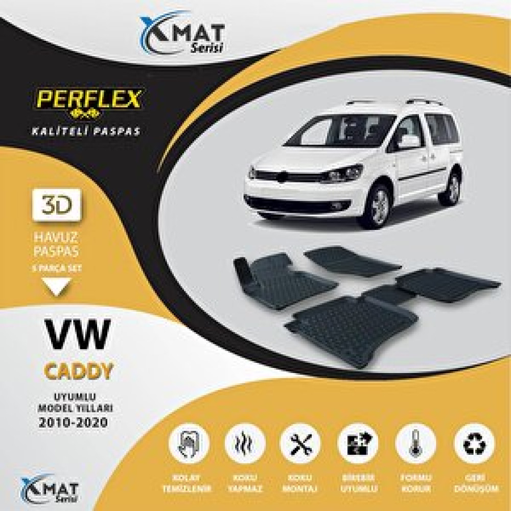 Perflex Paspas 3d Havuzlu X-mat Caddy 2010-2020 Araca Özel Paspaslar Fiyatı