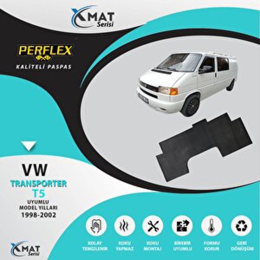 Perflex Paspas Kaucuk Flexaır T5 1998-2002 Araca Özel Paspaslar Fiyatı