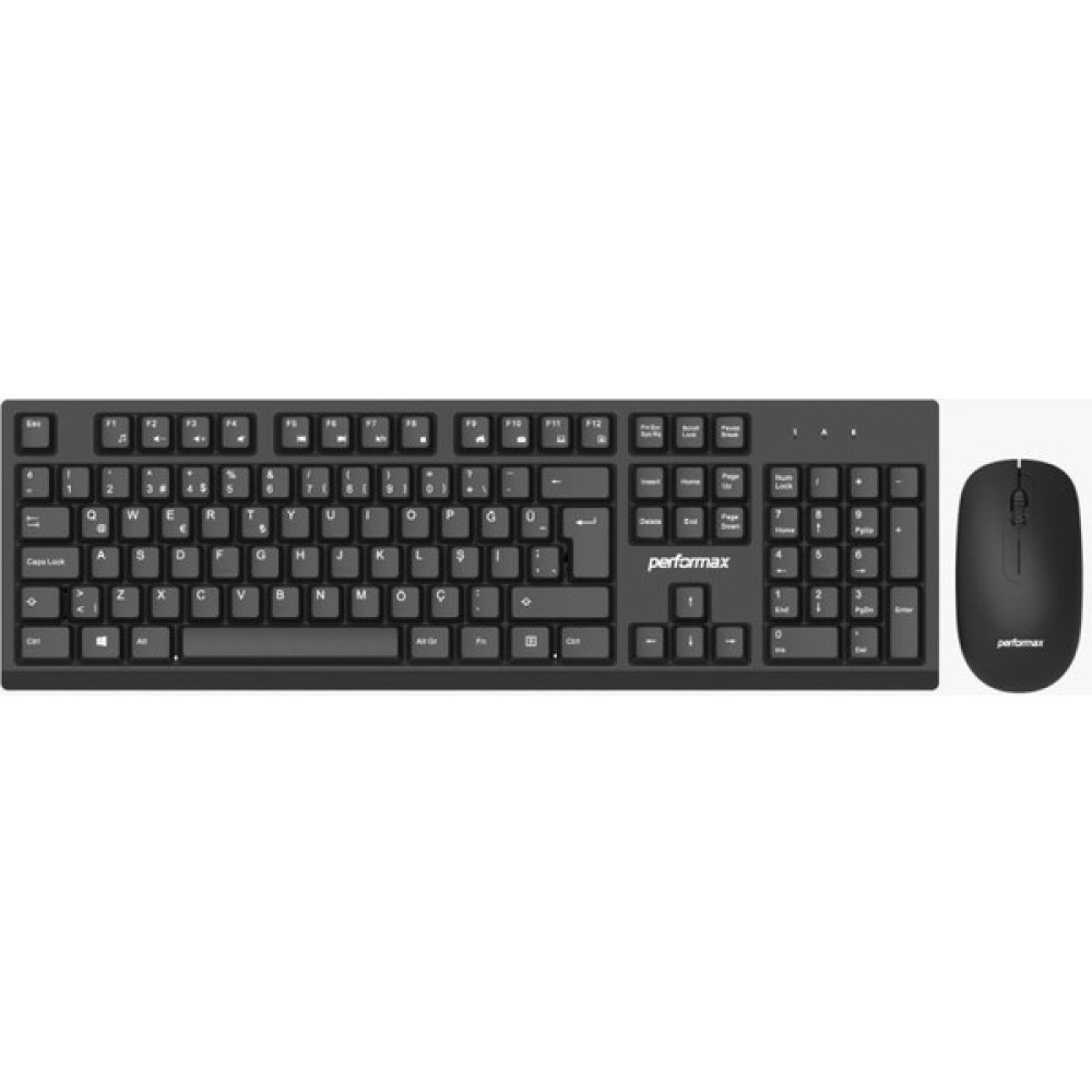 Performax Kablosuz Klavye + Mouse Set Siyah Klavye - Mouse Fiyatı