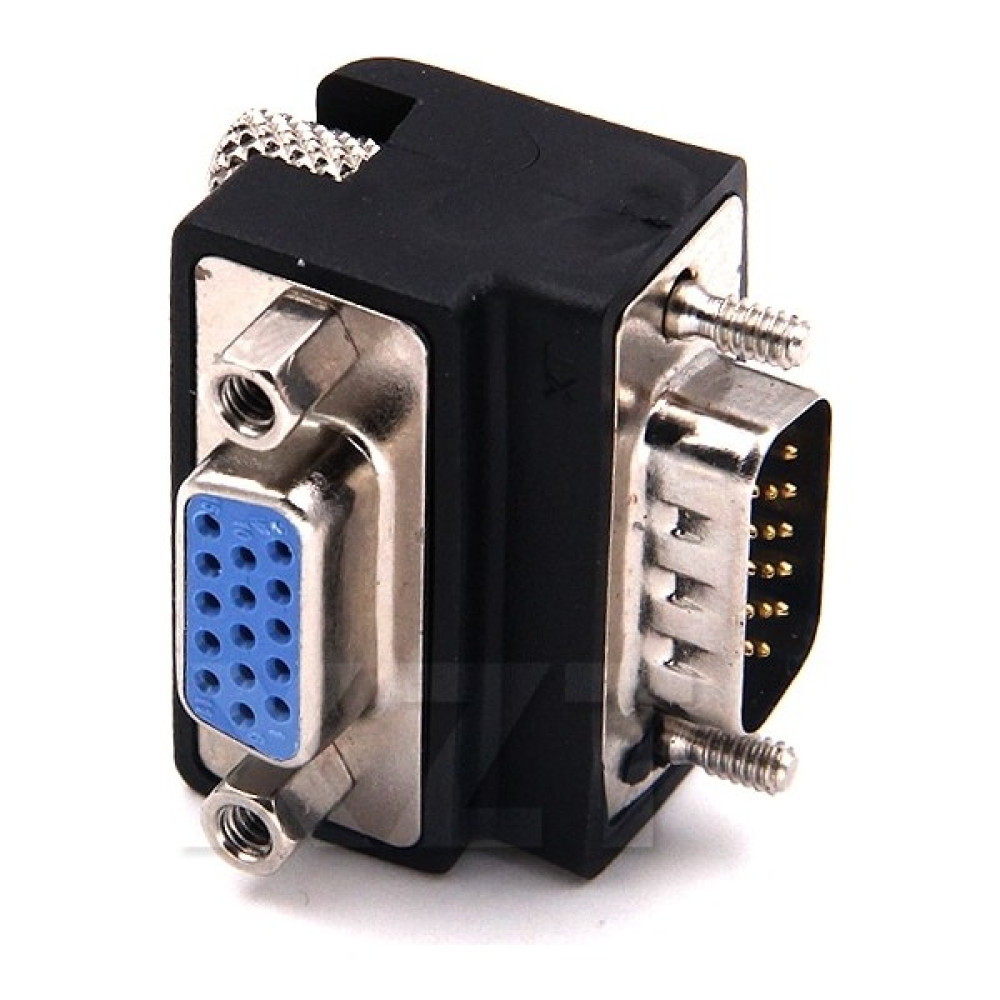 Pergyi Adet 90 Derece Aşağı Sağ Açılı VGA Svga Erkek VGA 15PIN Dişi Monitör Adaptörü Pc Dizüstü Tv Için (Yurt Dışından) - Renkli - 1 m Oto Boyaları Fiyatı
