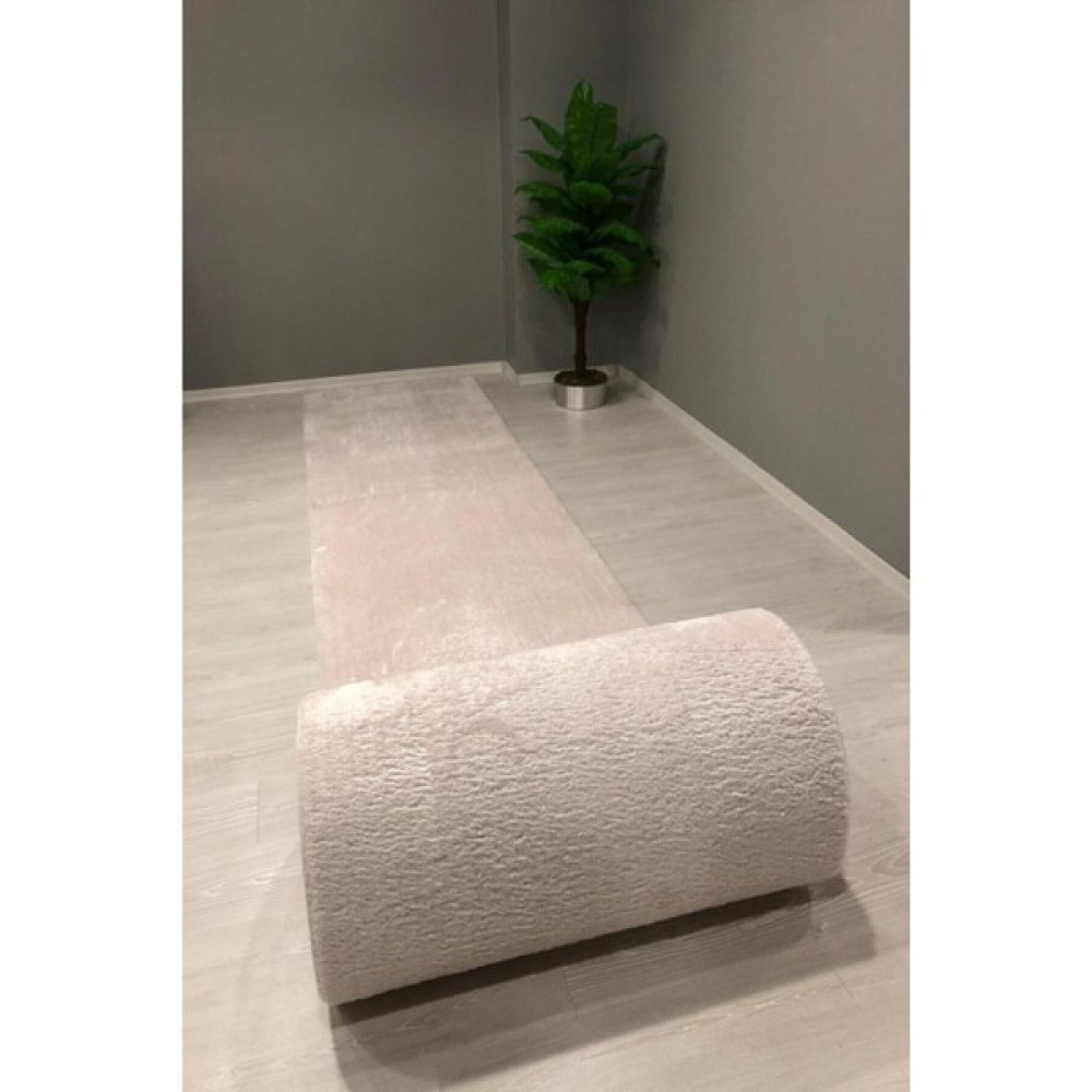 Perhal Vizon Pofuduk Peluş Sarar Yıkanabilir Kaymaz Taban Halı Yolluk - 80 x 150 cm Salon Halısı Fiyatı