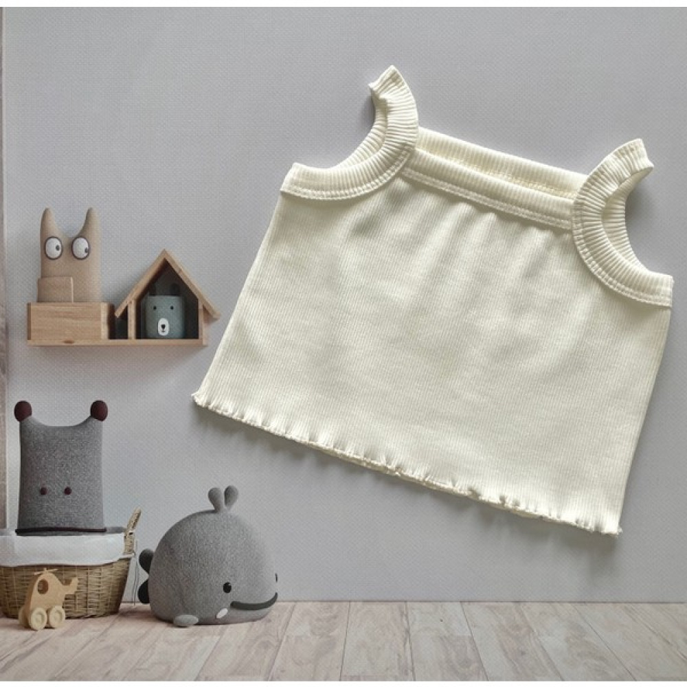 Peri Masalı Aksesuar Kız Bebek / Çocuk Kalın Askılı Crop Kız Çocuk T-shirt Fiyatı