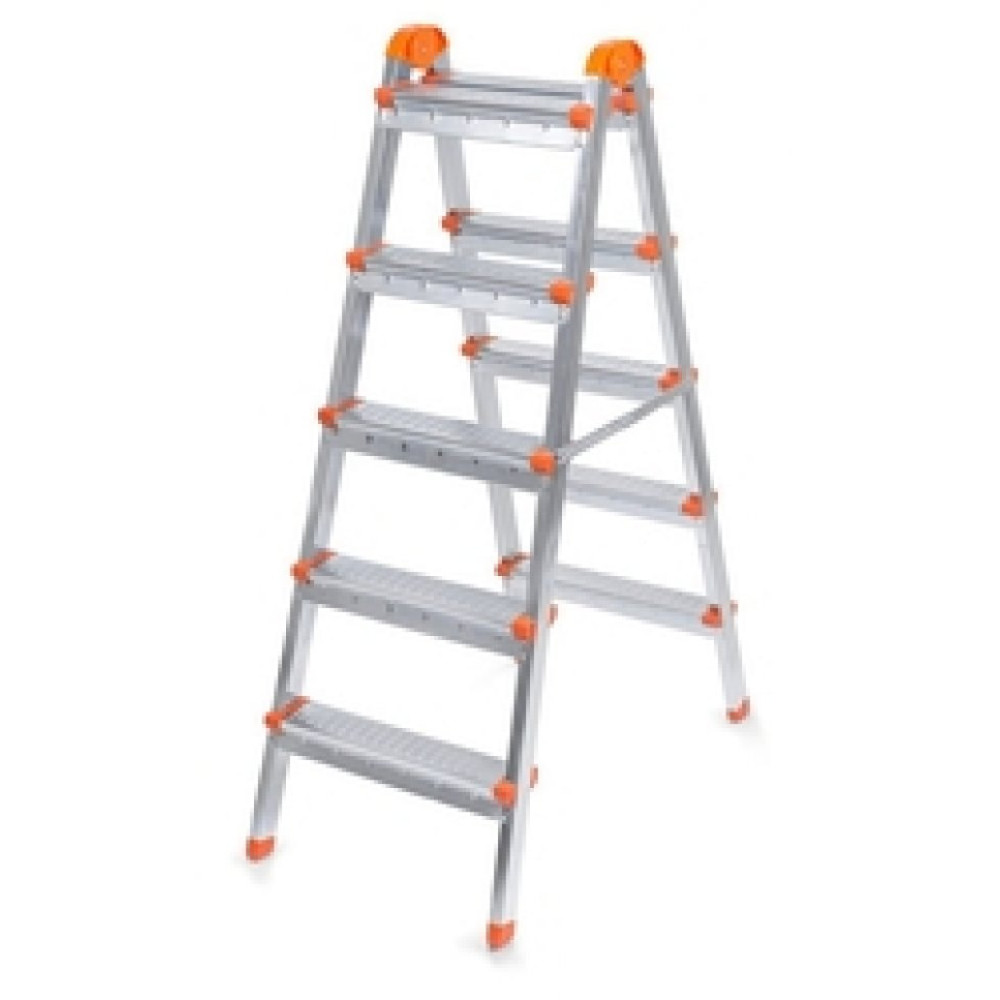 Perilla 12505 Cift Cikisli 5+5 Metal Merdiven Nalburiye & Hırdavat Fiyatı