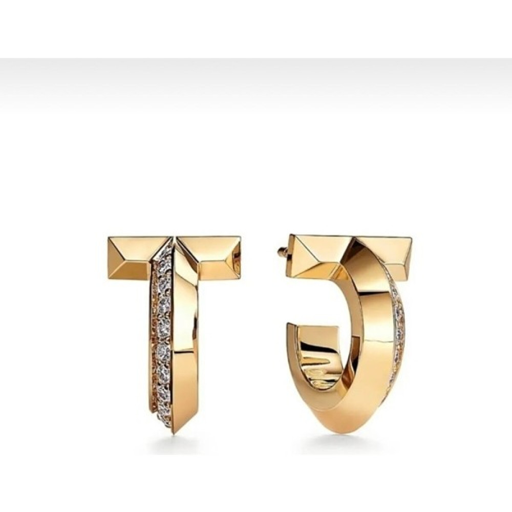 Peripech Kadın Çelik Gold Tiffany T Küpe Goldtkupe Altın, Takı & Aksesuar Fiyatı