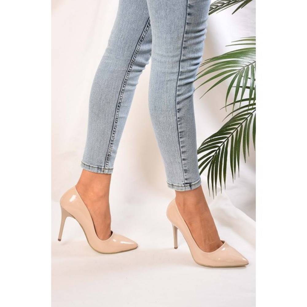 Peripella Shoes Ince Topuklu Ayakkabı Stiletto 12 cm Rugan Topuklu Ayakkabı Fiyatı