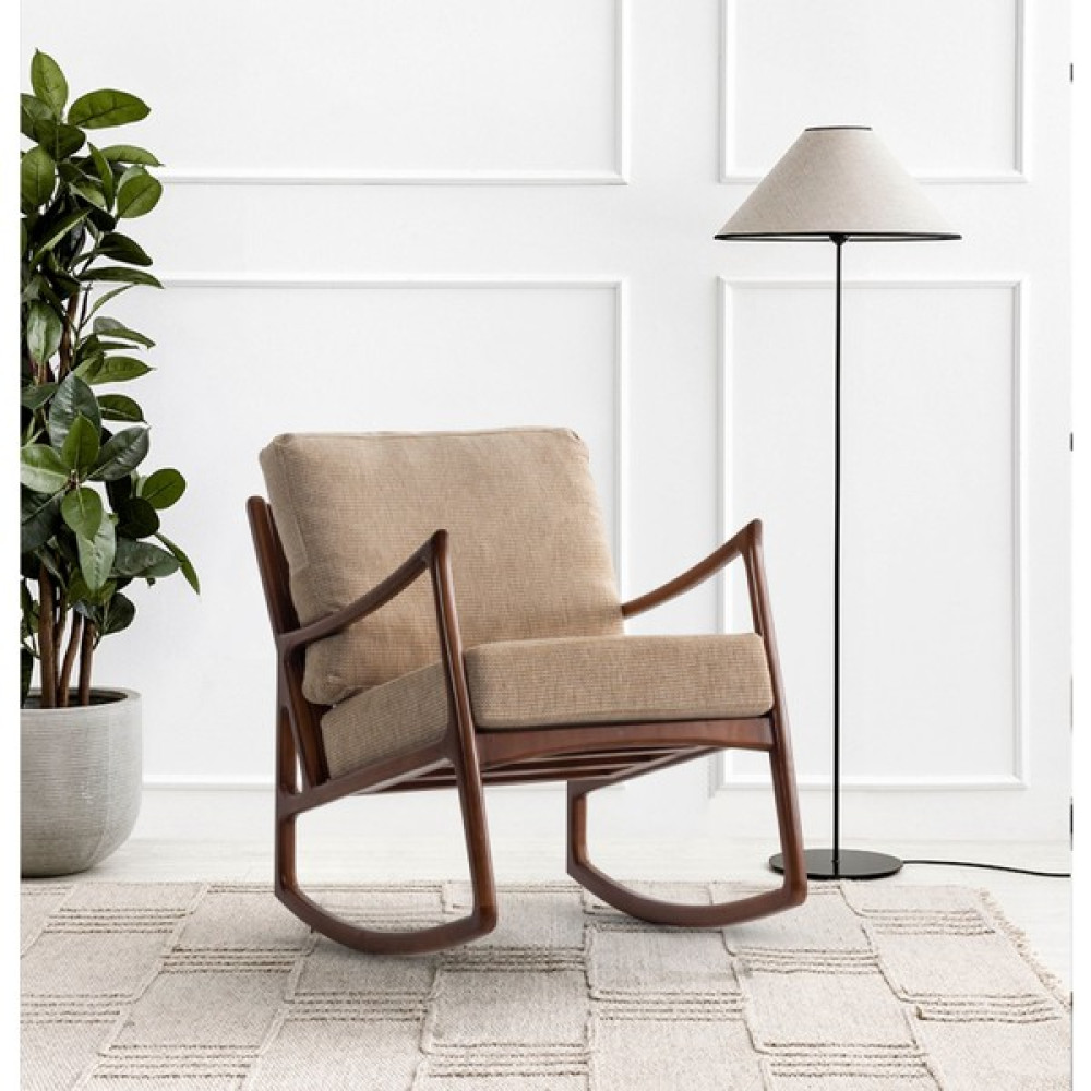 Perla Sofa Elmas Sallanır Berjer Krem Tekli Koltuk & Berjer Fiyatı