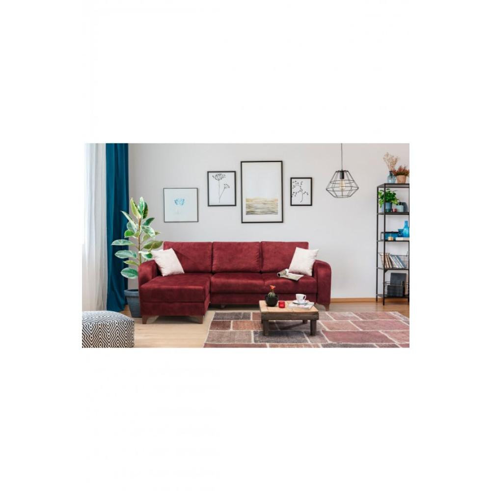 Perla Sofa Freda Yatakli Sandikli Kose Takimi Bordo Köşe Takımı / Seti Fiyatı