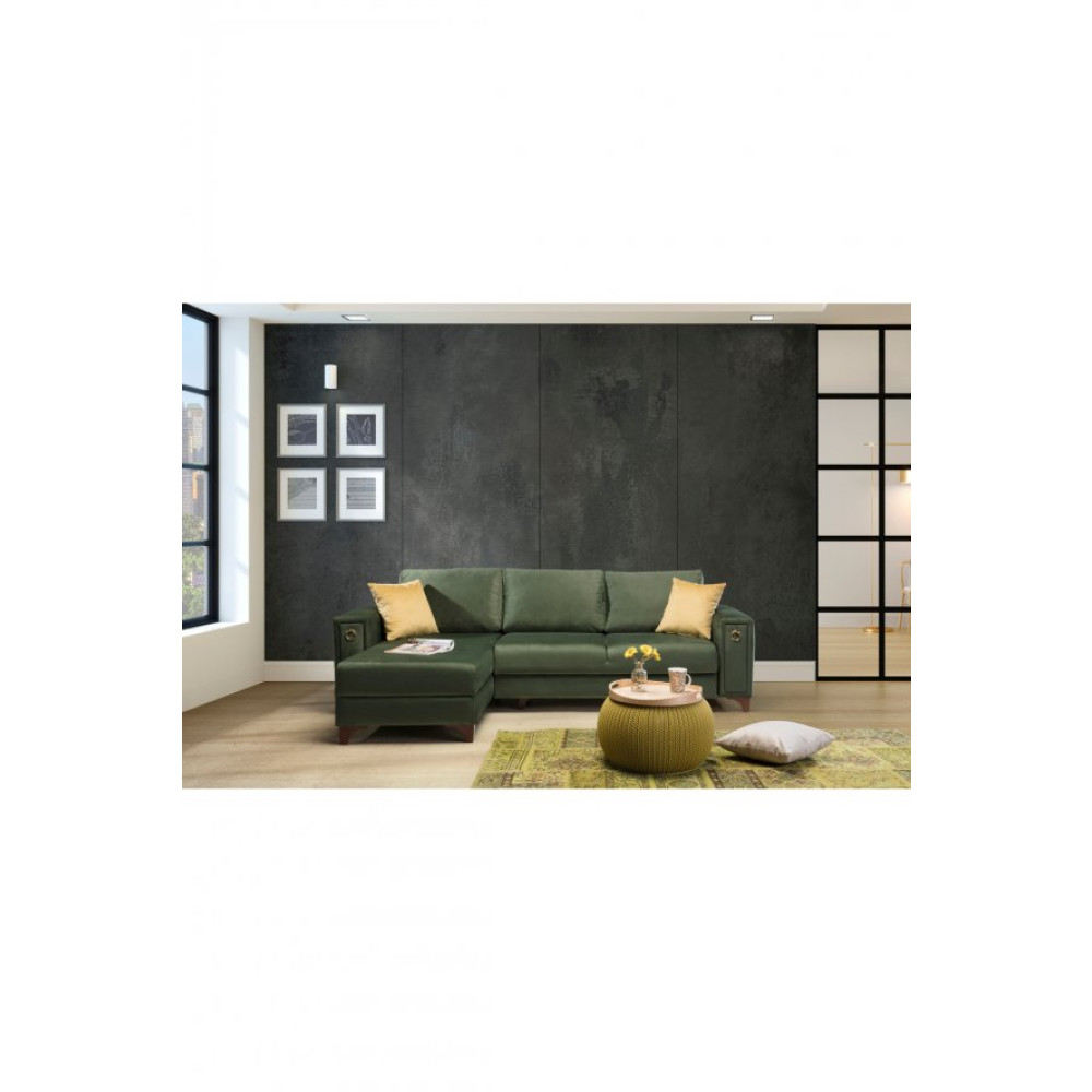 Perla Sofa Freda Yatakli Sandikli Kose Takimi Yesil Köşe Takımı / Seti Fiyatı