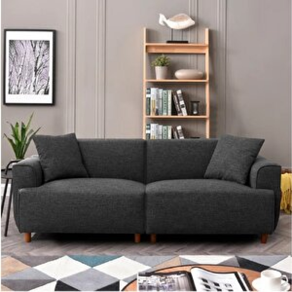 Perla Sofa Ganta Keten Üçlü Koltuk Antrasi̇t Koltuk Takımı / Seti Fiyatı