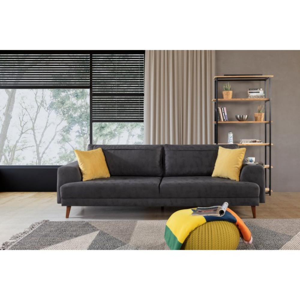 Perla Sofa Nobis Yataklı Kanepe Babyface Antrasit Kanepe & Çekyat Fiyatı