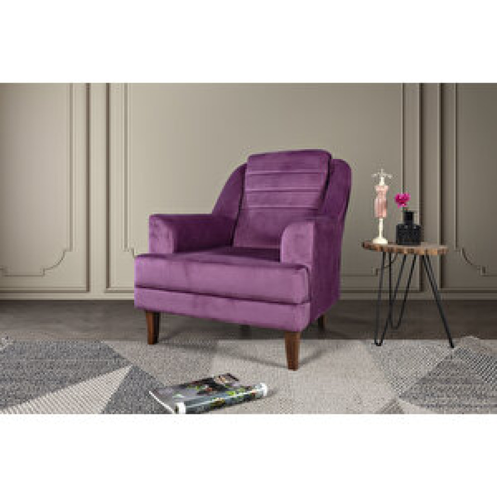 Perla Sofa Petra Babyface Berjer Mor Tekli Koltuk & Berjer Fiyatı