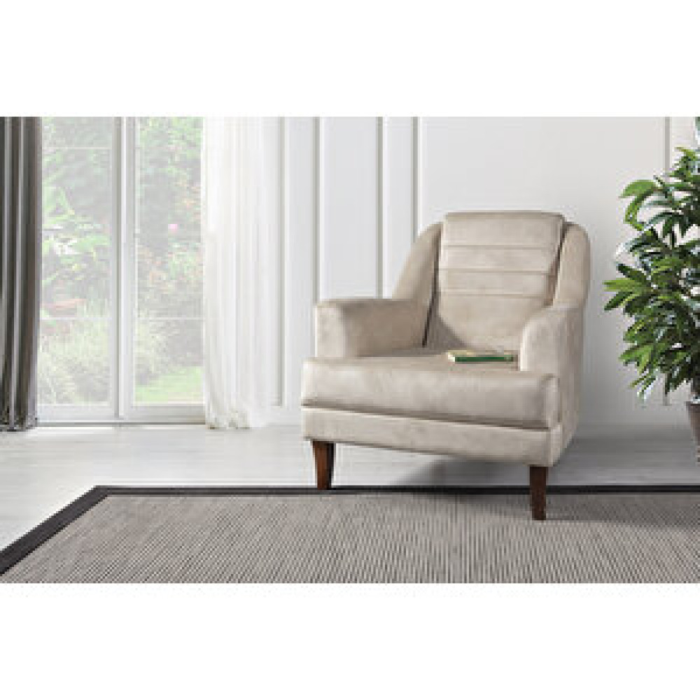 Perla Sofa Petra Berjer Babyface Krem Tekli Koltuk & Berjer Fiyatı