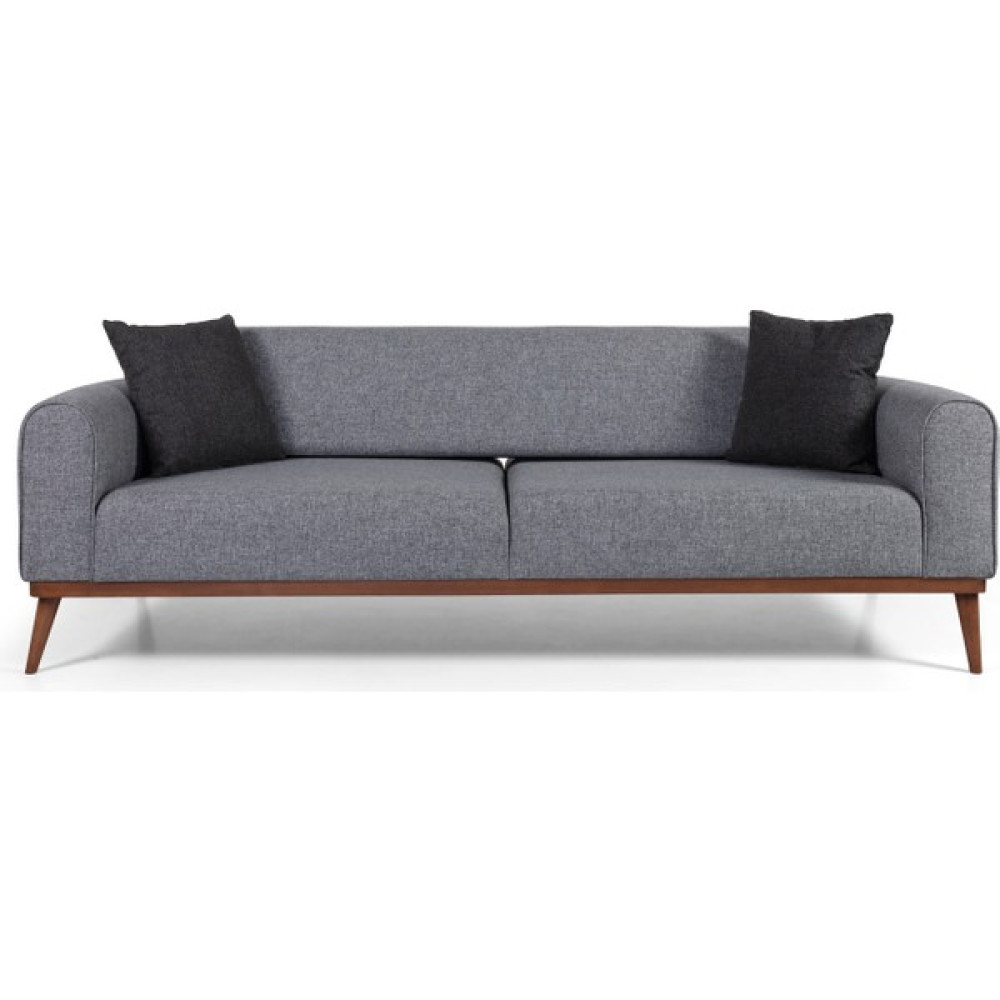 Perla Sofa Seneca Yataklı Kanepe Keten Açık Gri Kanepe & Çekyat Fiyatı