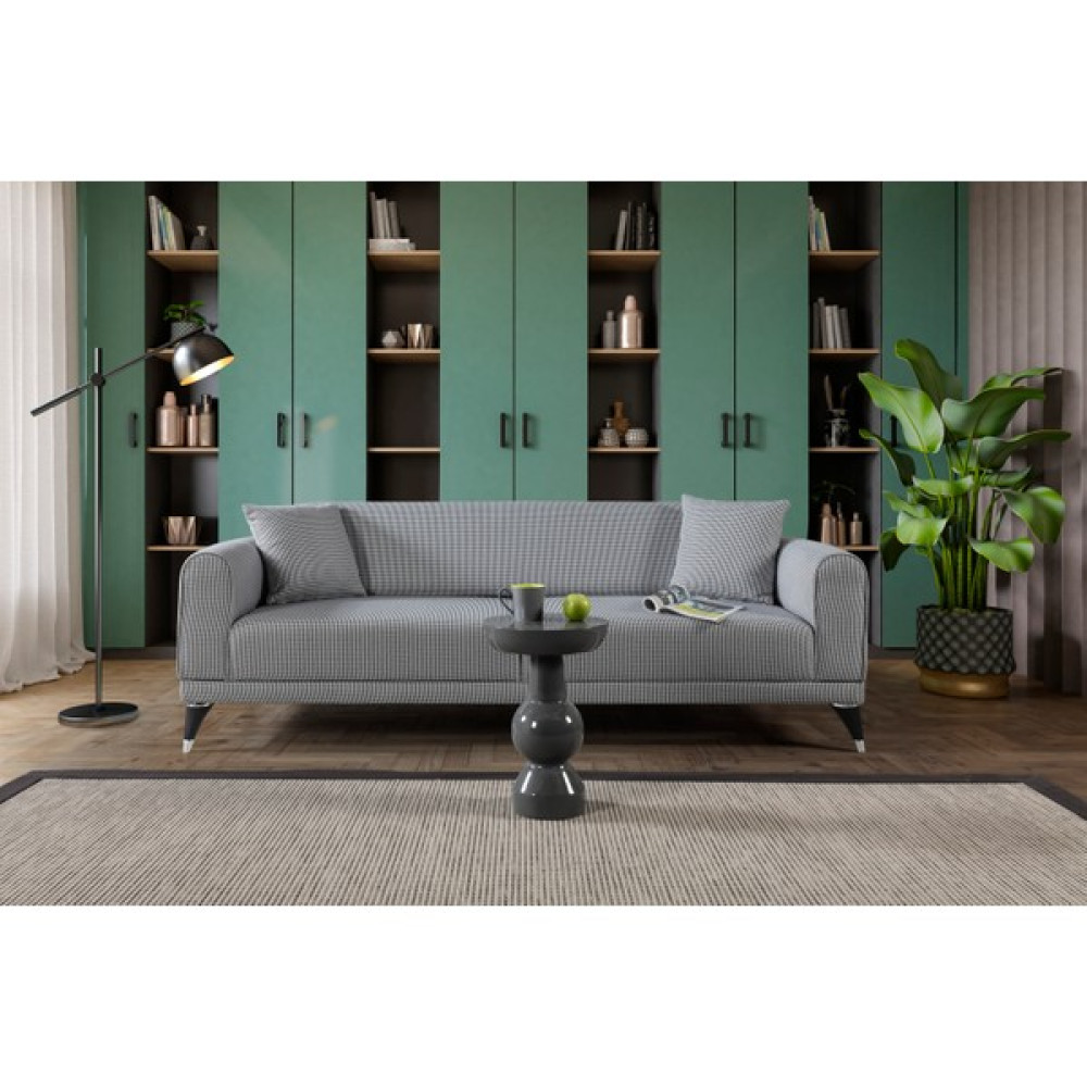 Perla Sofa Siena Yataklı Kanepe Gri Kazayağı Kanepe & Çekyat Fiyatı