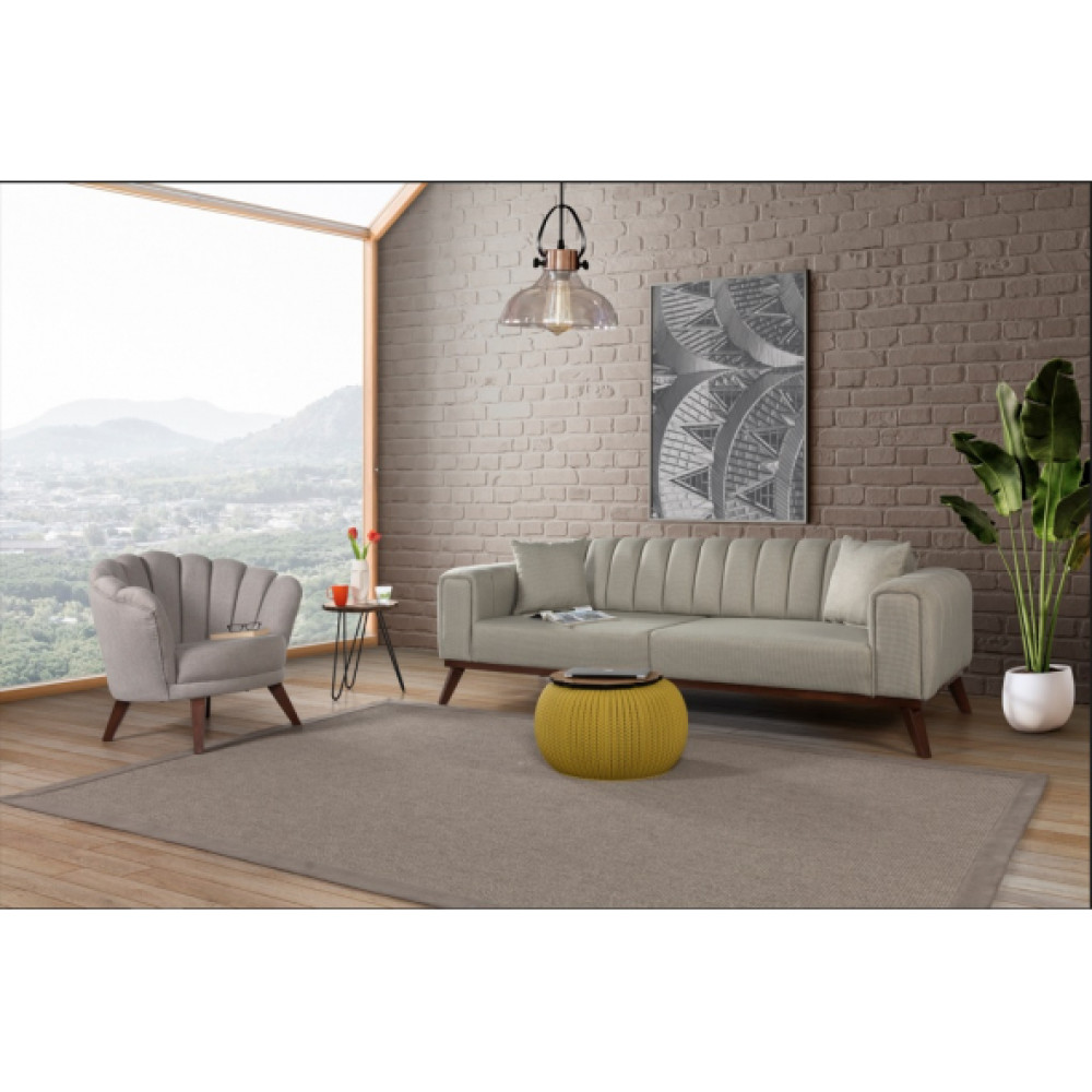 Perla Sofa Velar Koltuk Takimi Keten Acik Yesil Kazayagi Koltuk Takımı / Seti Fiyatı