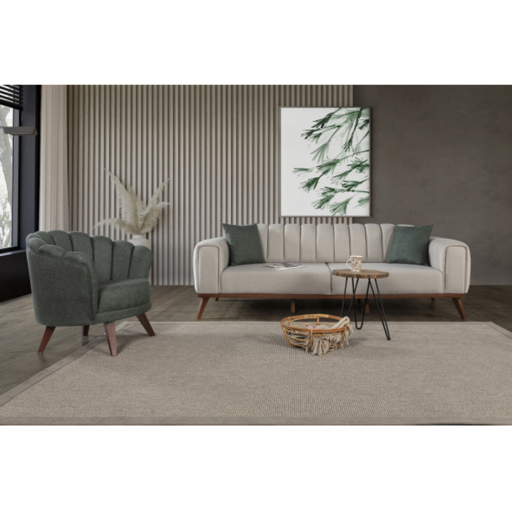 Perla Sofa Velar Koltuk Takimi Keten Krem Koltuk Takımı / Seti Fiyatı