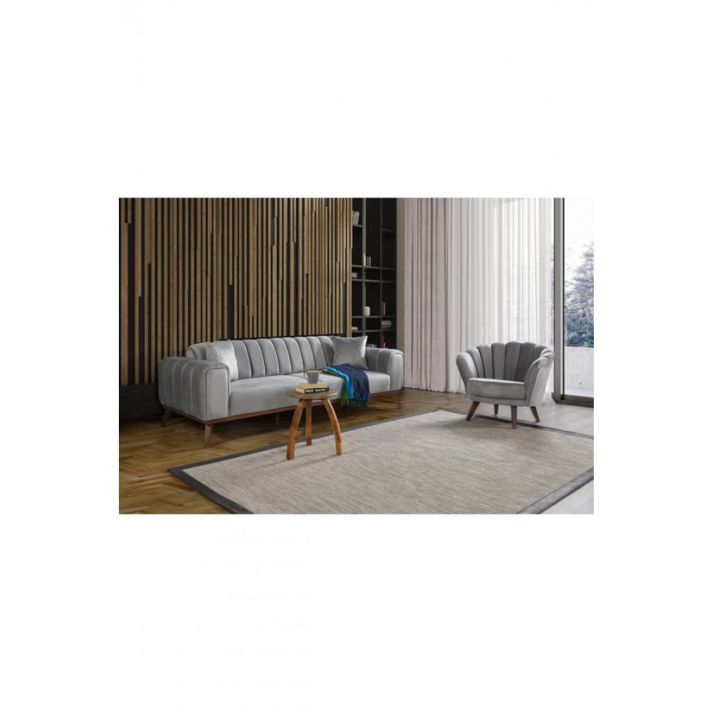 Perla Sofa Velar Yatakli Koltuk Takimi Babyface Acik Gri Koltuk Takımı / Seti Fiyatı