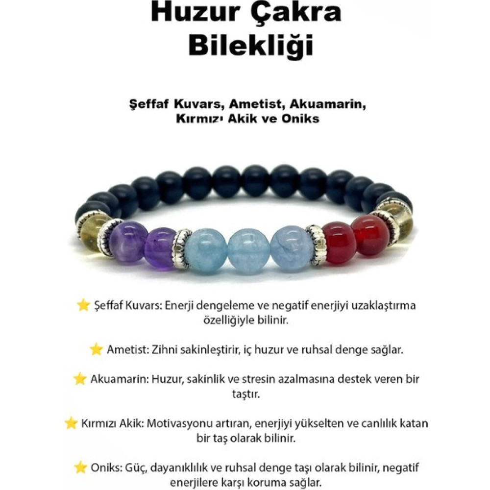 Perlavita Huzur Taşı Çakra Bileklik Saat ve Bileklik Aksesuarı Fiyatı