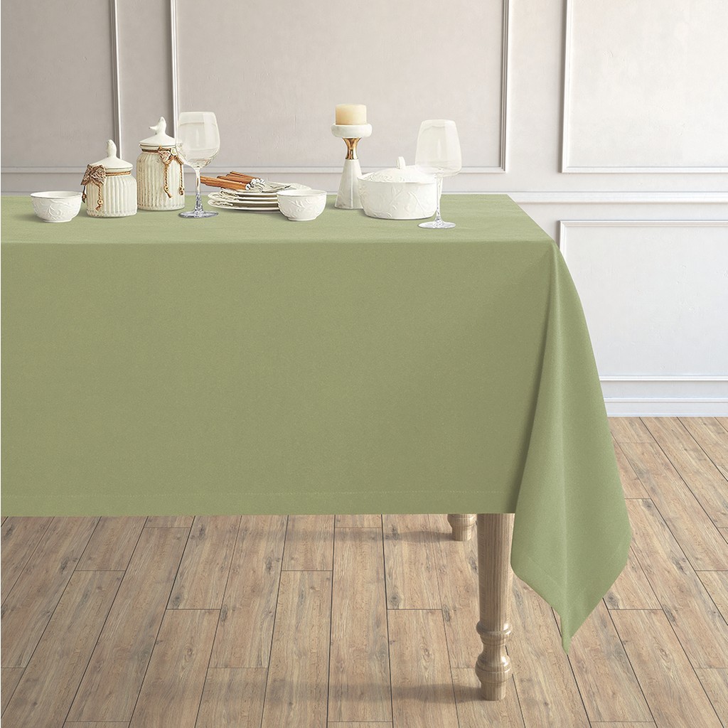 PERLE Daily Series Kadife Dokulu Ada Çayı Rengi Masa Örtüsü - 150 x 260 cm - Mor Masa Örtüsü Fiyatı