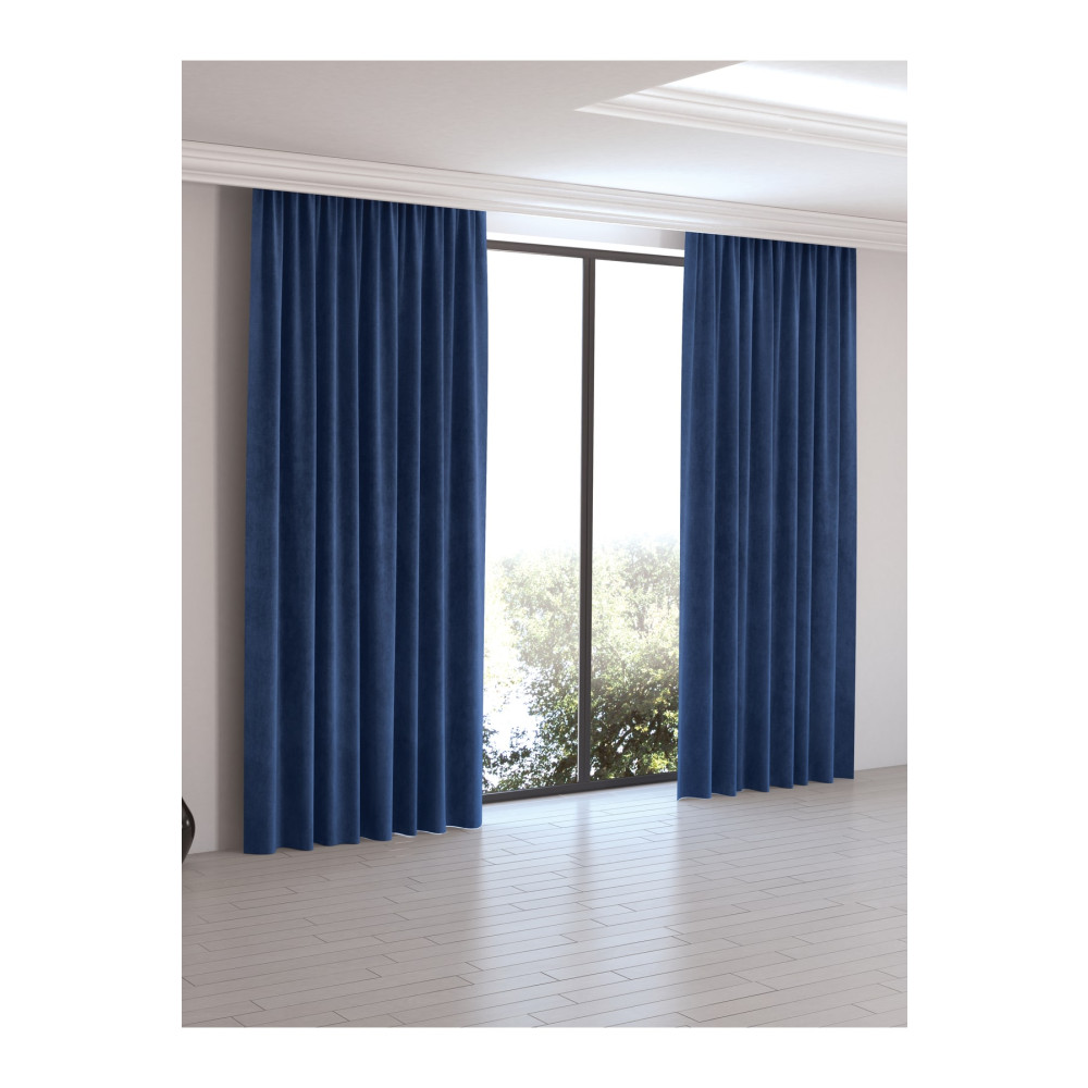 Perle Home Daily Series Safir Rengi Fon Perde 150x260 350 x 260 Beden Fon Perde Fiyatı