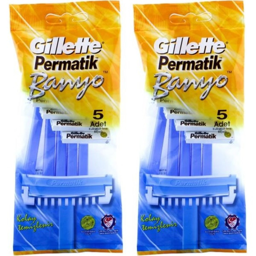 Permatik Banyo 5'li Poşet (2 Adet) Tıraş Bıçağı ve Yedekleri Fiyatı