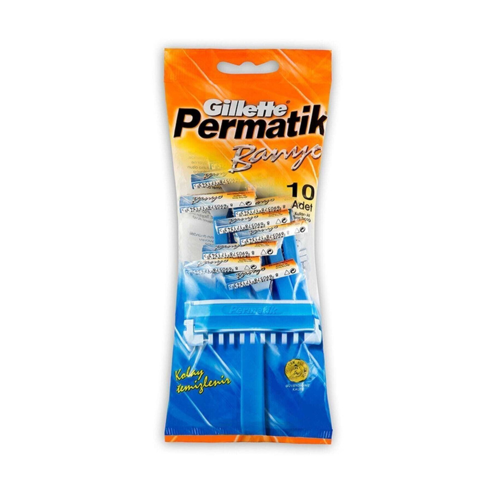Permatik Gillette Permatik Banyo Kullan At Tıraş Bıçağı 10lu Tıraş Bıçağı ve Yedekleri Fiyatı