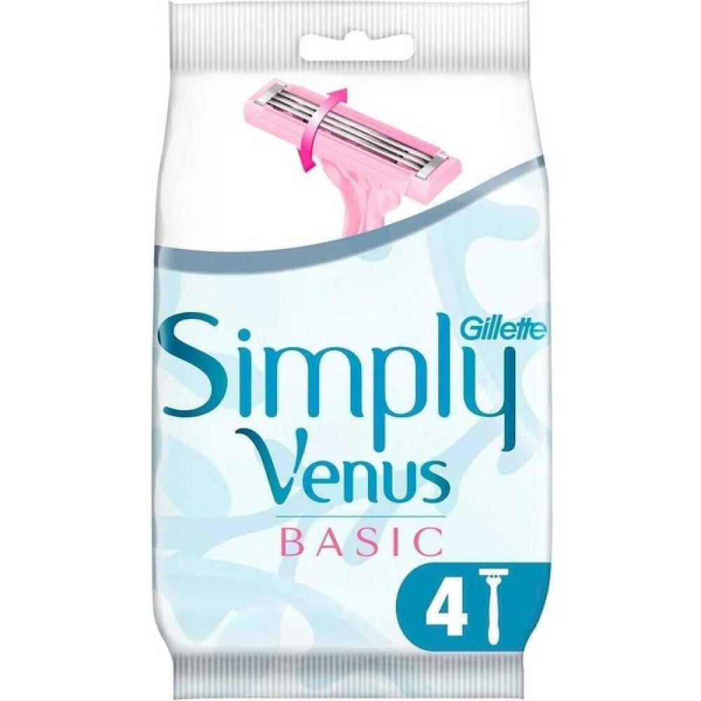 Permatik Simply Venus 3 Basic Tıraş Makinesi + 3 Yedek Tıraş Bıçağı 7702018456758 Tıraş Bıçağı ve Yedekleri Fiyatı