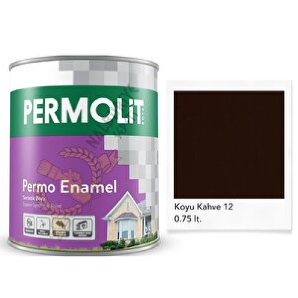 Permolit Enamel Sentetik Yağlı Boya Koyu Kahve 0.75 Lt. Sanatsal Malzemeler Fiyatı