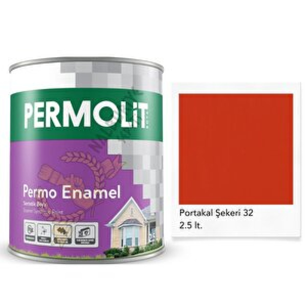 Permolit Enamel Sentetik Yağlı Boya Portakal Turuncu 2.5 Lt. Sanatsal Malzemeler Fiyatı