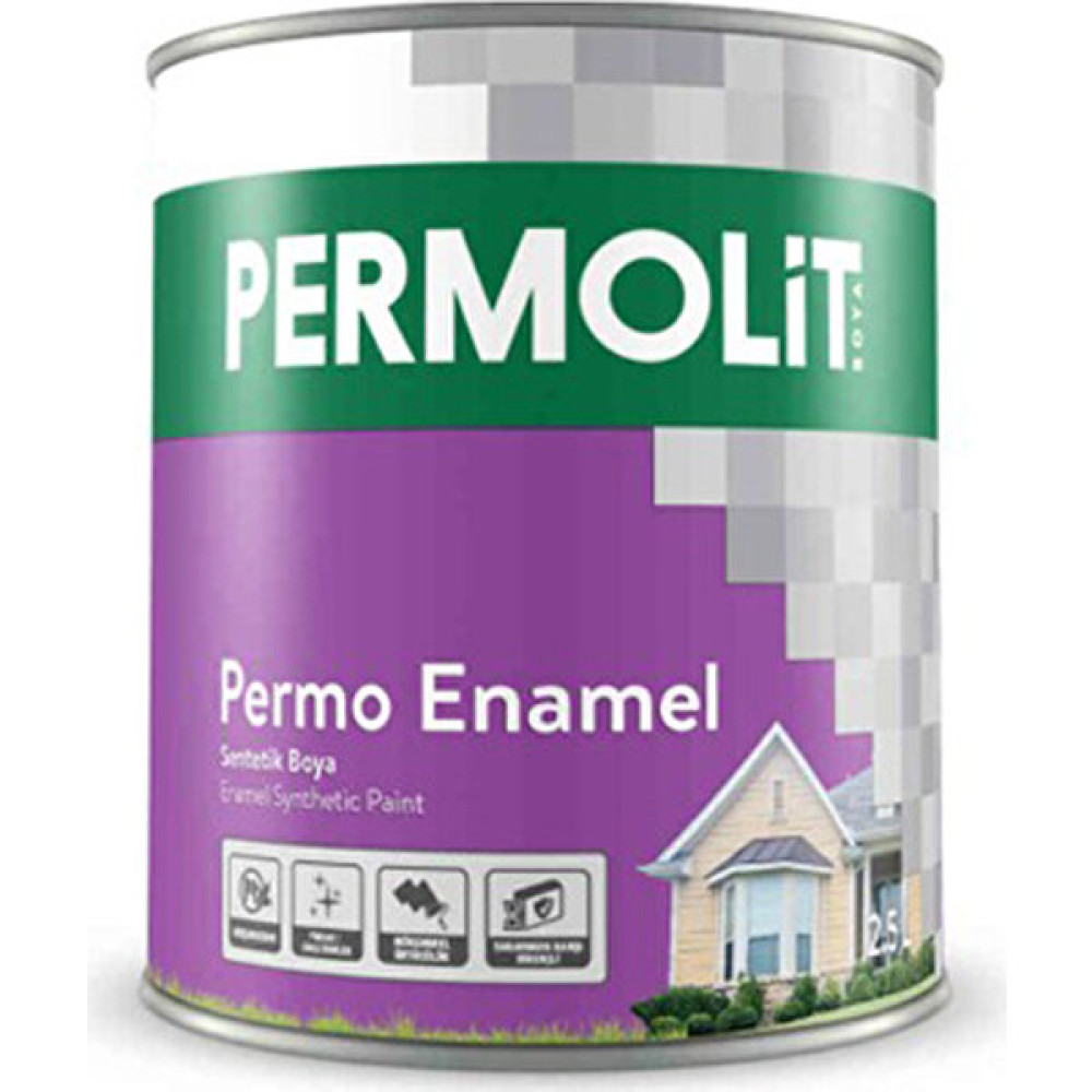 Permolit Enamel Sentetik Yağlı Boya Sakız 2.5lt - 2.5 Lt İç Cephe Duvar Boyası Fiyatı