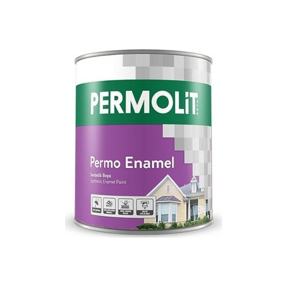 Permolit Enamel Sentetik Yağlı Boya Sütlü Kahve 2,5 lt İç Cephe Duvar Boyası Fiyatı