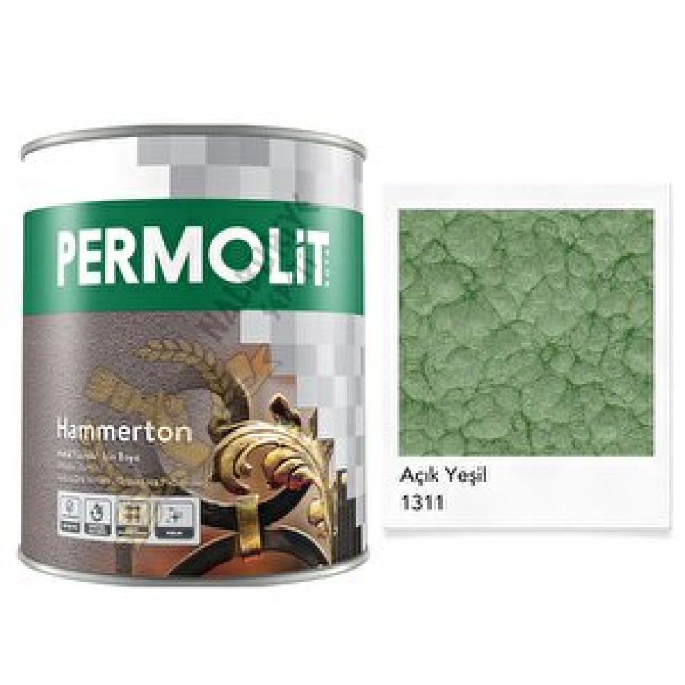 Permolit Hammerton Dekoratif Metal Boyası Açık Yeşi̇l 2.5 Lt. Sanatsal Malzemeler Fiyatı