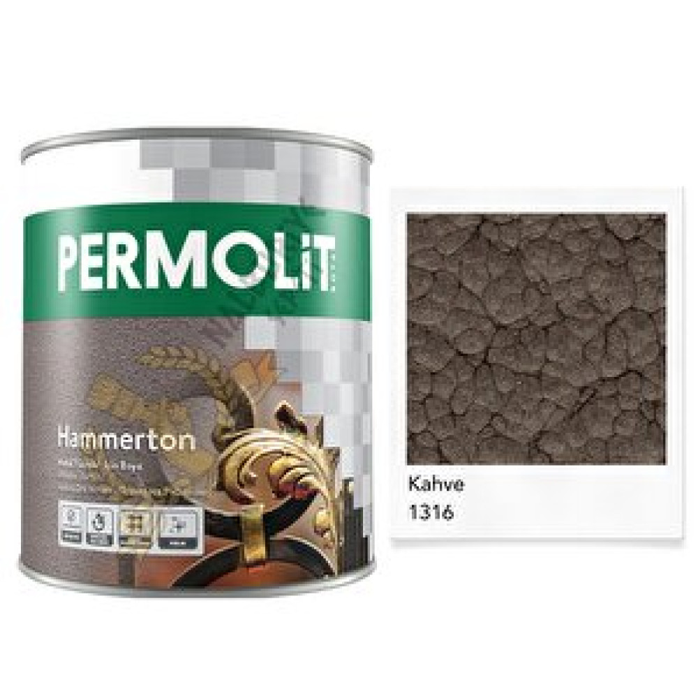 Permolit Hammerton Dekoratif Metal Boyası Kahve 0.75 Lt. Sanatsal Malzemeler Fiyatı