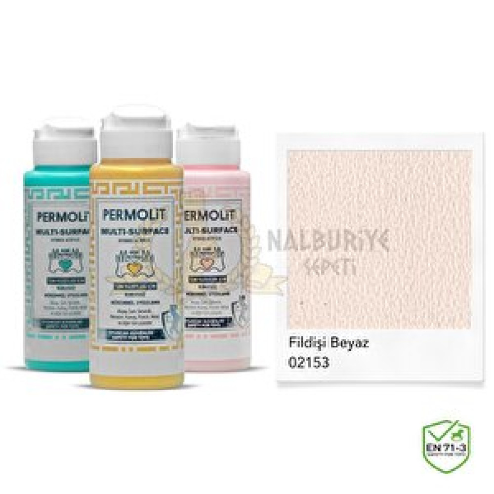 Permolit Multi Surface Akrilik Hobi Boyası Fi̇ldi̇şi̇ Beyaz 120 Ml. Akrilik Boya Fiyatı