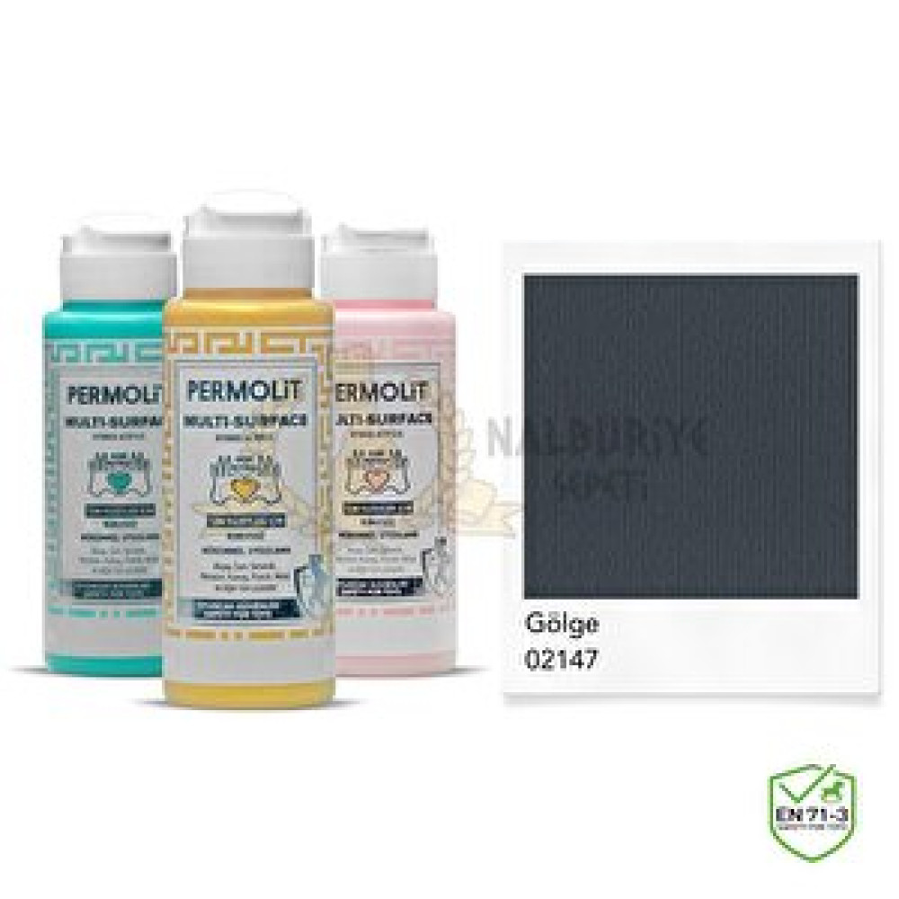 Permolit Multi Surface Akrilik Hobi Boyası Gölge 120 Ml. Akrilik Boya Fiyatı