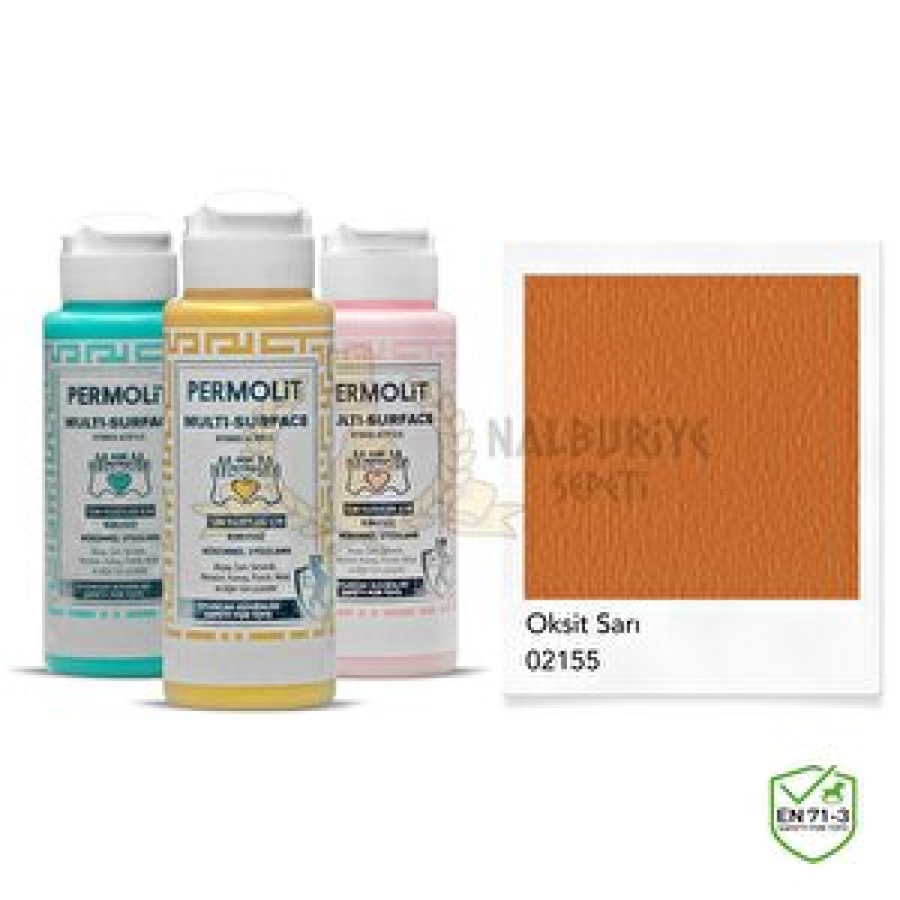 Permolit Multi Surface Akrilik Hobi Boyası Oksi̇t Sari 120 Ml. Akrilik Boya Fiyatı