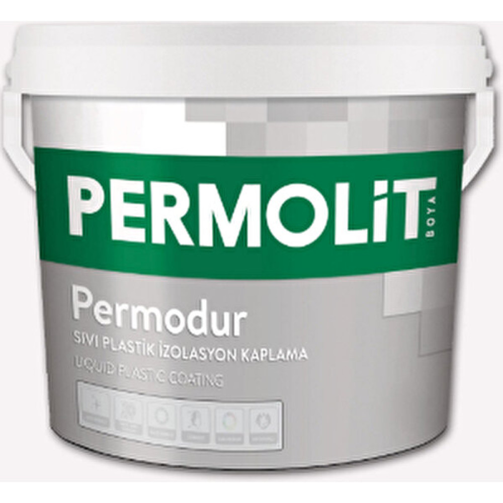 Permolit Permodur Sıvı Plastik İzolasyon Kaplaması 3 Kg Dış Cephe Yalıtım Malzemeleri Fiyatı