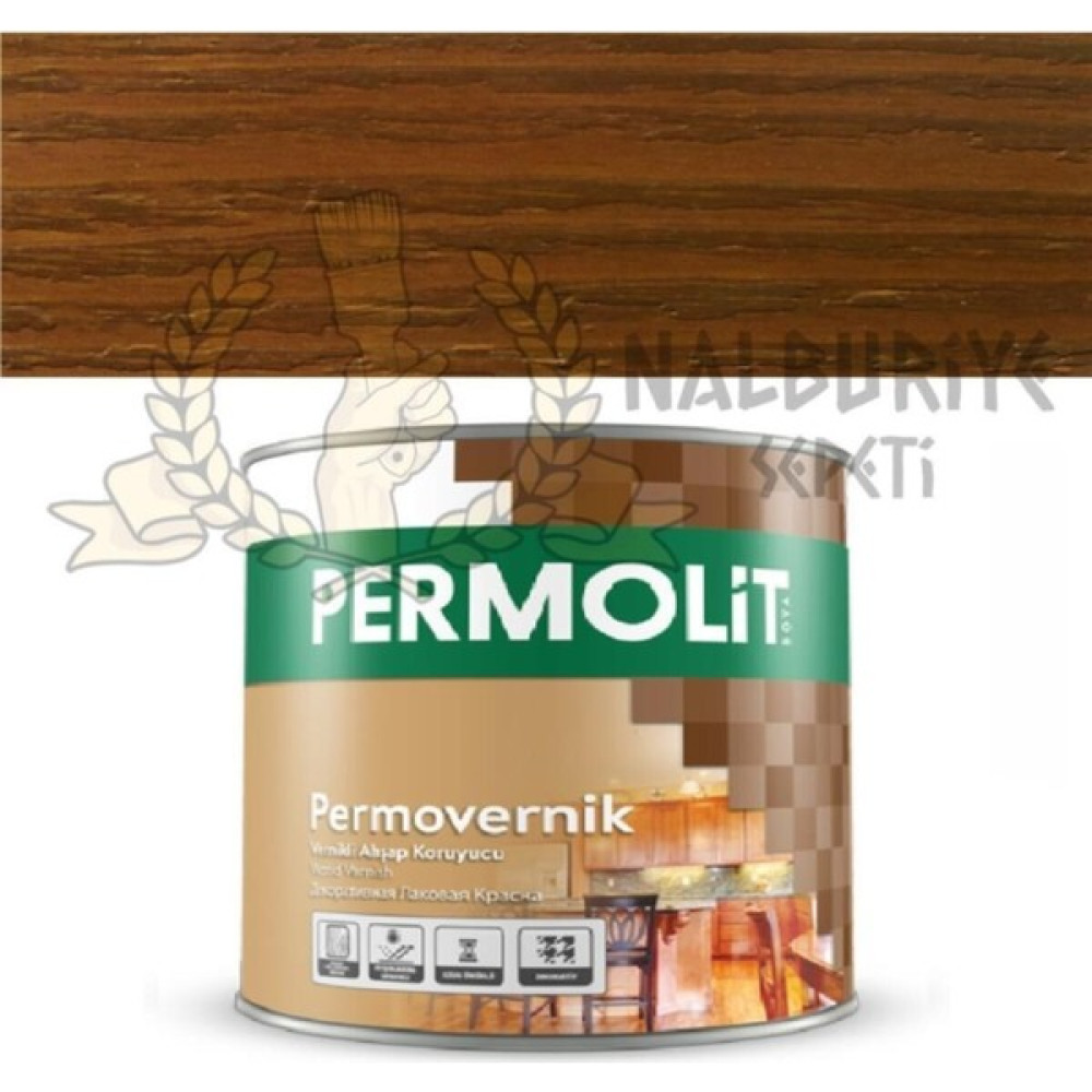 Permolit Permovernik Ceviz Vernikli Ahşap Koruyucu 2.5 Litre Boya Malzemeleri Fiyatı