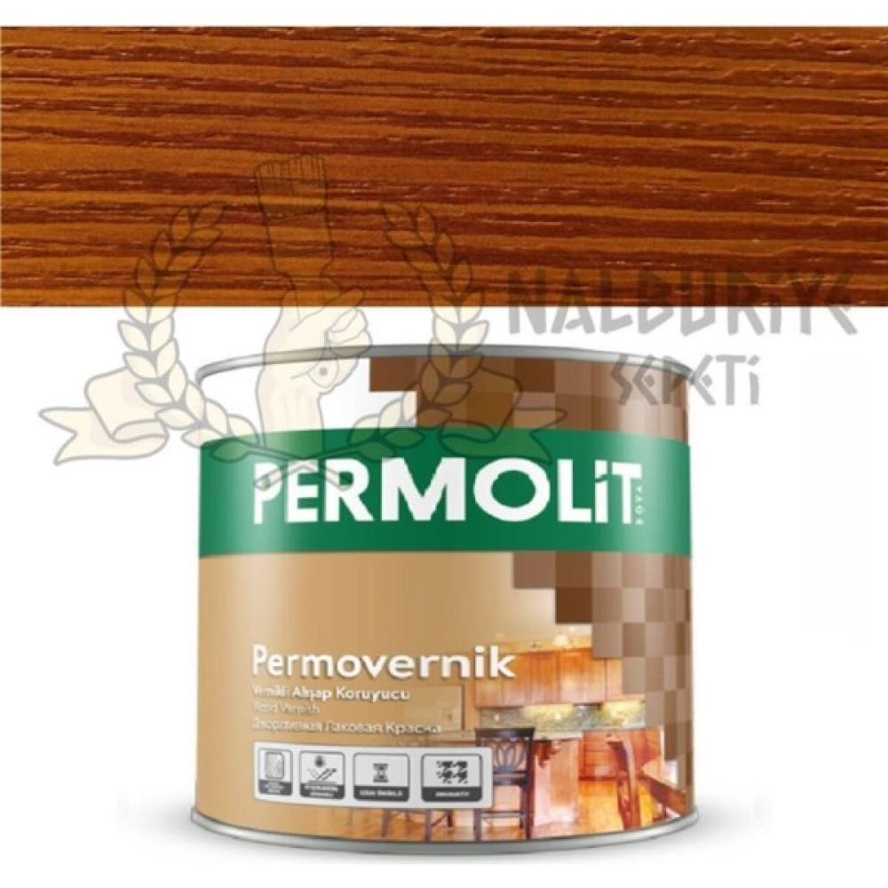 Permolit Permovernik Koyu Meşe Vernikli Ahşap Koruyucu 0.75 Litre Boya Malzemeleri Fiyatı
