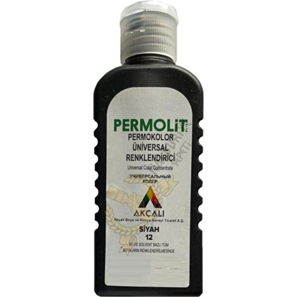 Permolit Üniversal Renklendirici Renk Tüpü Siyah 50 Ml. Boyalar Fiyatı