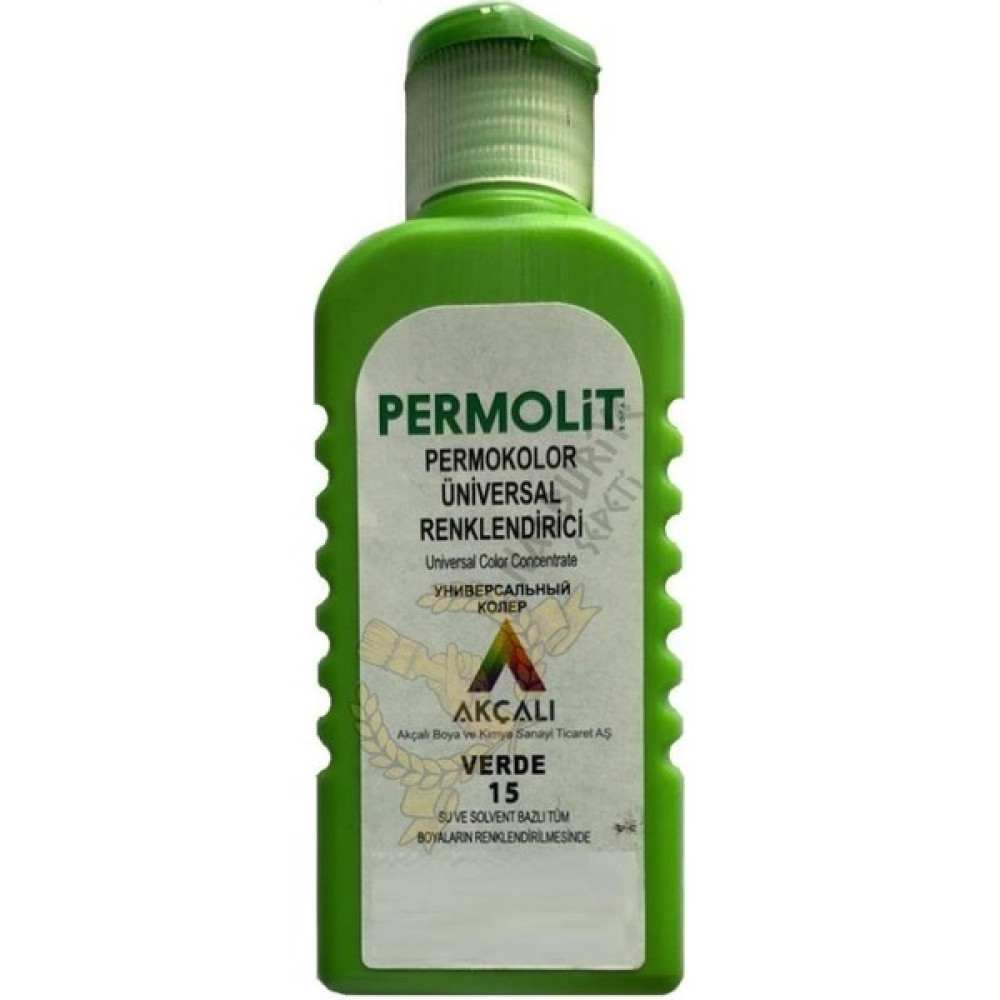 Permolit Üniversal Renklendirici Renk Tüpü Verde Yeşil 50 Ml. Boyalar Fiyatı