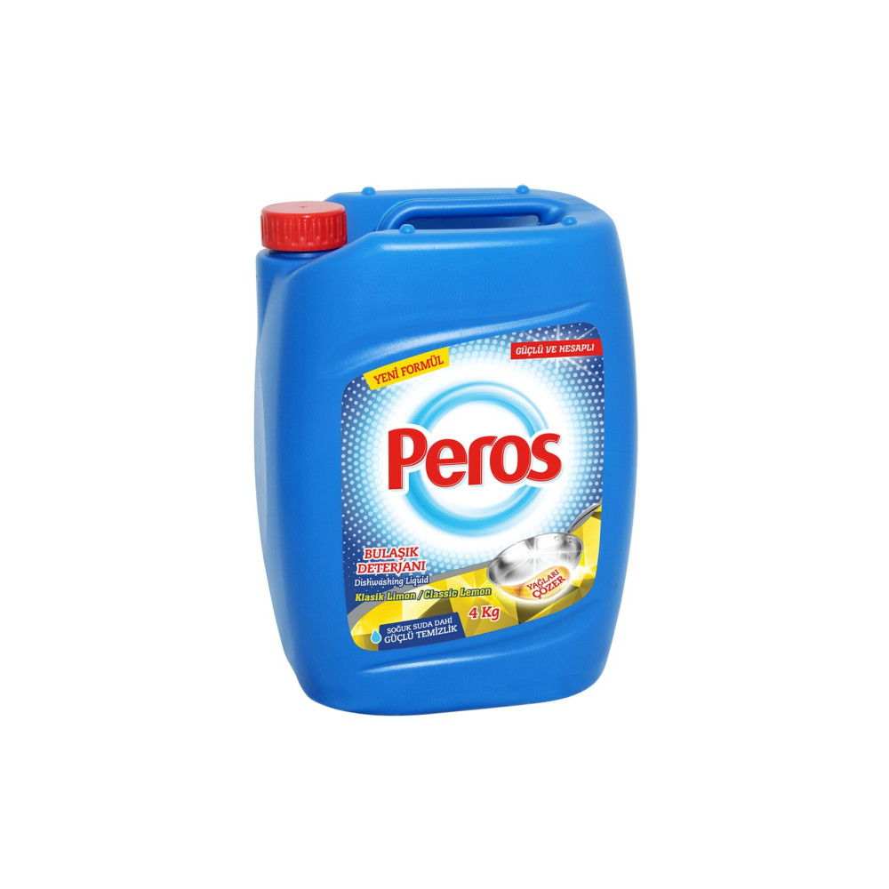 Peros Sıvı Bulaşık Deterjanı Limon 4 Kg Bulaşık Yıkama Fiyatı