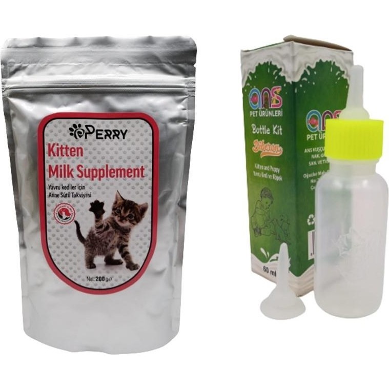 Perry Yavru Kedi Süt Tozu + 60 ml Biberon Biberon Fiyatı