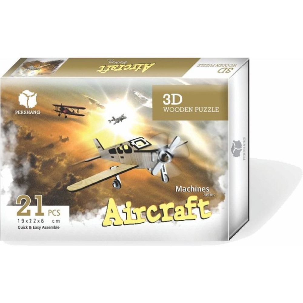 Pershang 2019016 Pershang Uçak - Aircraft / 21 Parça - 3 Boyutlu Ahşap Puzzle Oto Boyaları Fiyatı