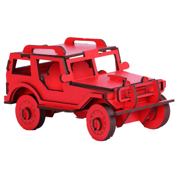 Pershang Ahşap Jeep 3 Boyutlu Yapboz Diğer Fiyatı