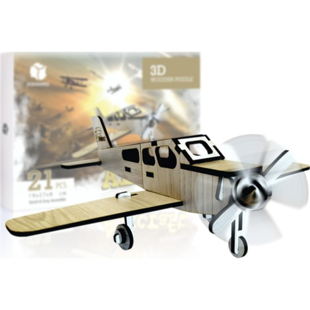 Pershang Aircraft 21 Parça Ahşap 3D Puzzle Puzzle & Aksesuarları Fiyatı