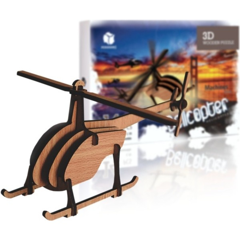 Pershang Bel Helikopteri 14 Parça Ahşap 3D Puzzle Oto Boyaları Fiyatı