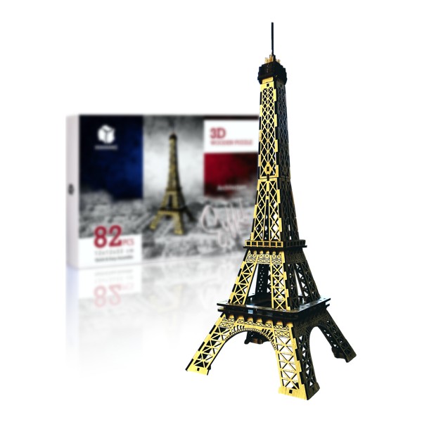 Pershang Eyfel Kulesi 82 Parça 3D Ahşap Puzzle Anne Bebek Oyuncak Fiyatı