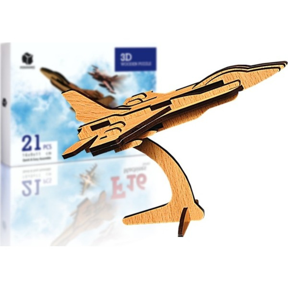 Pershang F16 Uçağı 21 Parça Ahşap 3D Puzzle Oto Boyaları Fiyatı